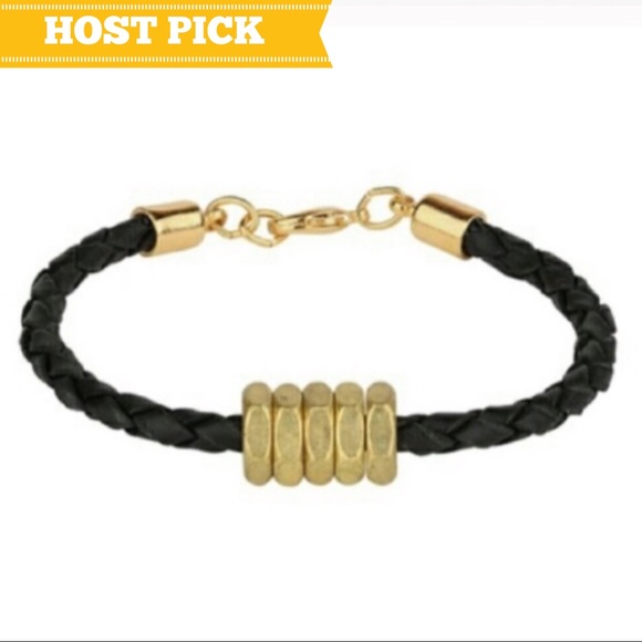 MOVING MUST GO Half United HONEYBEE Black Bracelet - Picture 4 of 8